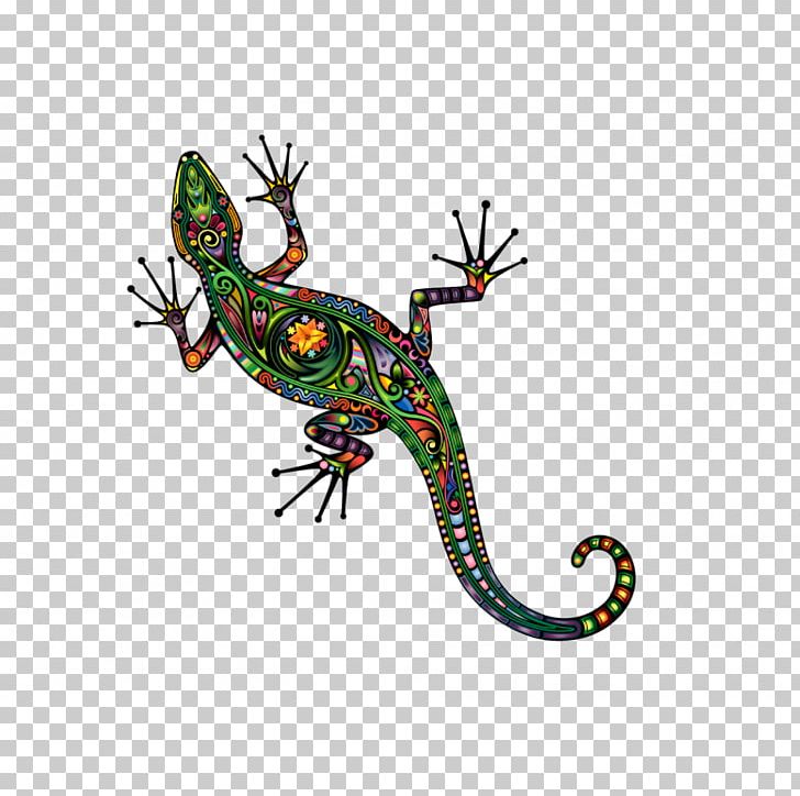 Lizard Wall Decal Psychedelic Art PNG, Clipart, Animals, Art, Blotter Art, Business Card, Decorative Arts Free PNG Download
