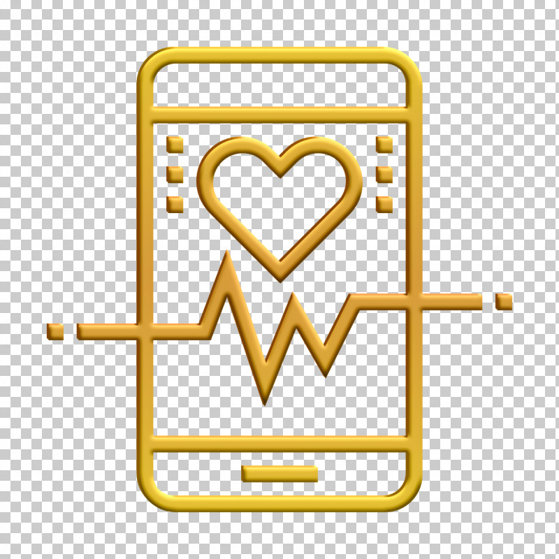 Health Icon Heart Rate Icon Fitness Icon PNG, Clipart, Fitness Icon, Health Icon, Heart Rate Icon, Yellow Free PNG Download