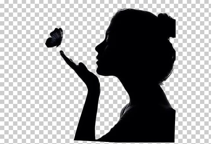 SilhouetteGirl Shadow Woman PNG, Clipart, Baby Girl, Black, Black And White, Butterfly, Color Free PNG Download