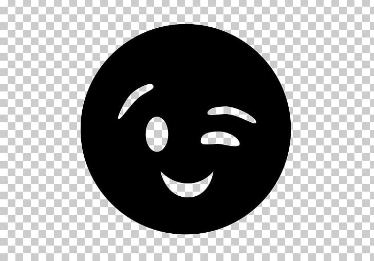 Smiley Emoticon Computer Icons Wink PNG, Clipart, Anger, Avatar, Black, Black And White, Circle Free PNG Download