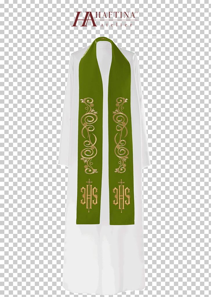 Stole Green Vestment Haft Chasuble PNG, Clipart, Altar Cloth, Brand, Chasuble, Chrystogram, Clothes Hanger Free PNG Download