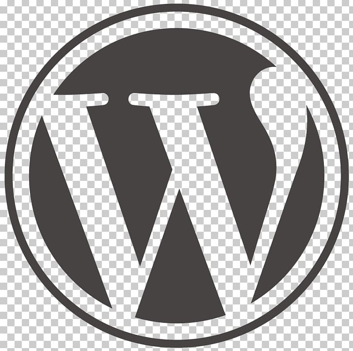 WordPress Computer Icons Content Management System PNG, Clipart, Area, Black And White, Blog, Brand, Circle Free PNG Download