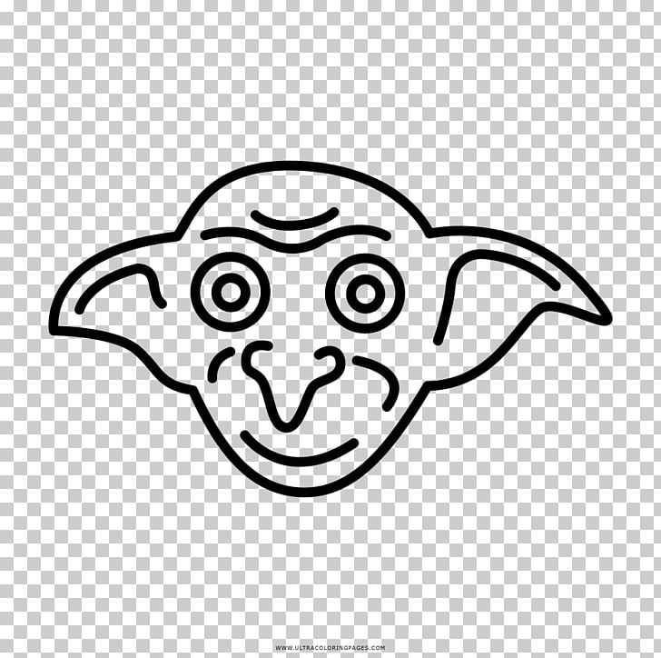 Dobby The House Elf Coloring Book Drawing Harry Potter PNG, Clipart, Black, Black And White, Book, Character, Color Free PNG Download