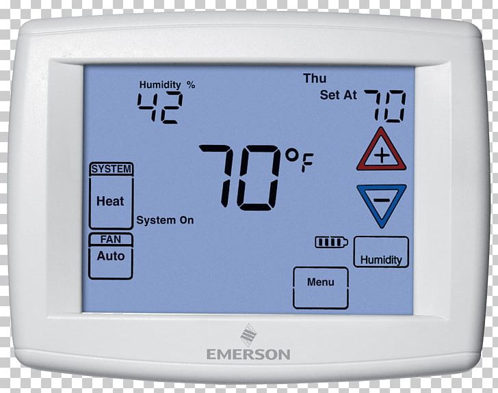 Programmable Thermostat White-Rodgers 1F78-151 White-Rodgers 1F95-1277 Air Conditioning PNG, Clipart, 1 F, Air Conditioning, Electrical Wires Cable, Electronics, Emerson Free PNG Download