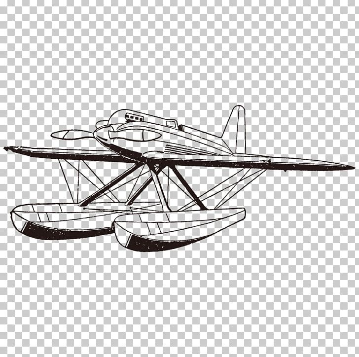 Aircraft Airplane PNG, Clipart, Aircraft, Airplane, Angle, Black And White, Cro Free PNG Download