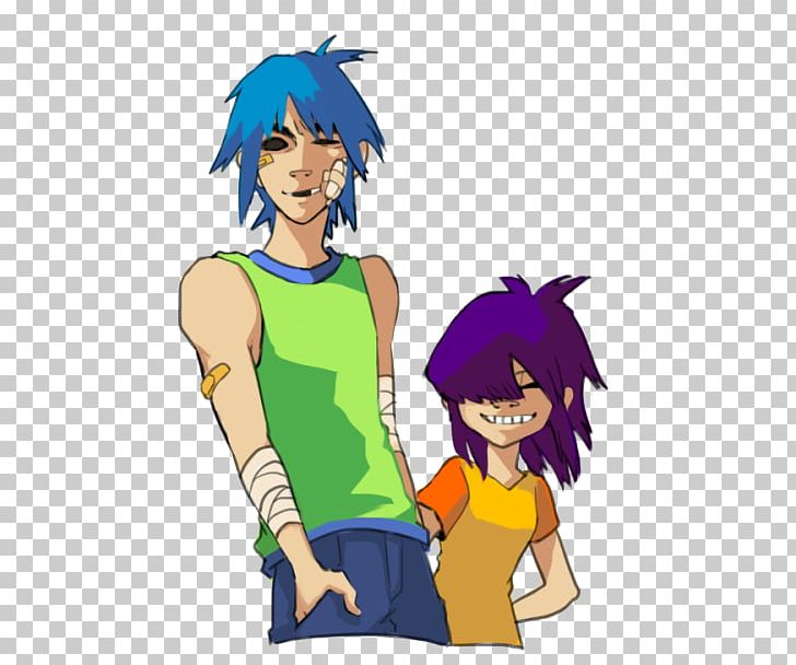 2-D Noodle Gorillaz Drawing Art PNG, Clipart, Anime, Art, Blur, Boy, Cartoon Free PNG Download