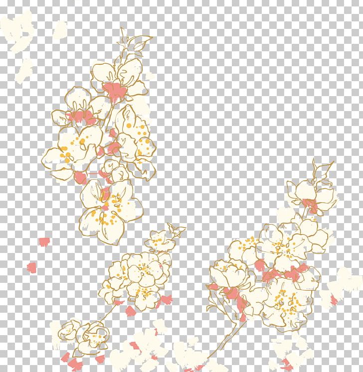 Cherry Blossom Painting Drawing PNG, Clipart, Cerasus, Cherry, Cherry Tree Branches, Color, Draw Free PNG Download