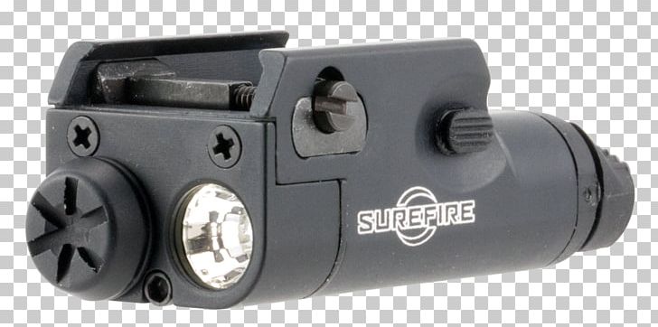 Flashlight SureFire X400-A-GN Ultra LED Weaponlight With Green Aiming Laser Sight Gun Lights PNG, Clipart, Angle, Bateria Cr123, Camera Accessory, Firearm, Flashlight Free PNG Download