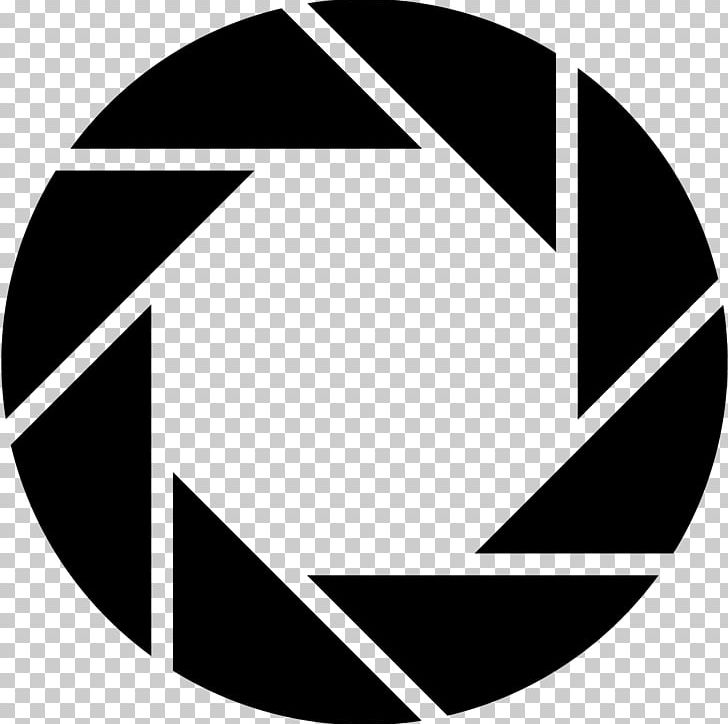 Portal Aperture Laboratories Science Logo PNG, Clipart, Angle, Aperture, Aperture Laboratories, Black And White, Camera Free PNG Download