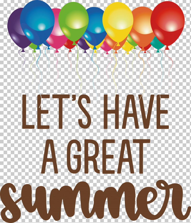 Great Summer Summer PNG, Clipart, Balloon, Birthday, Great Summer, Happiness, Line Free PNG Download