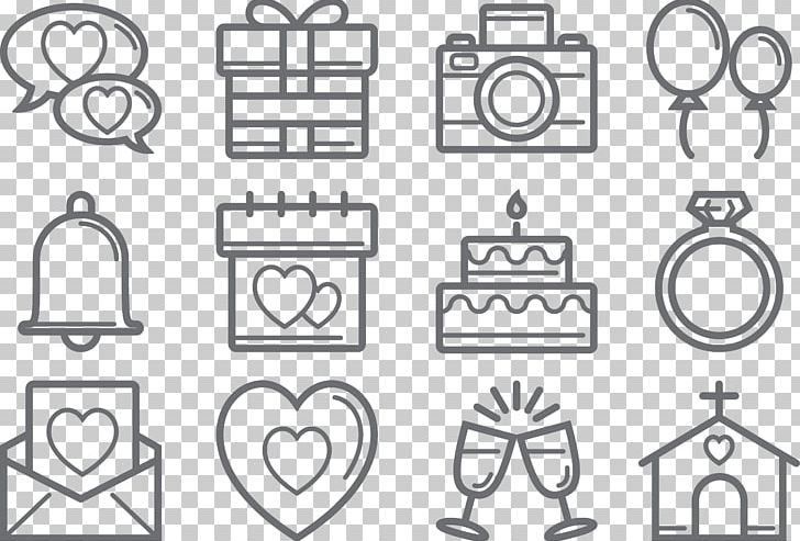 Wedding Marriage Echtpaar Icon PNG, Clipart, Angle, Auto Part, Black And White, Bride, Bridegroom Free PNG Download