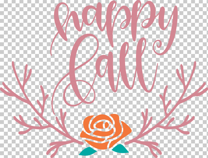 Happy Autumn Happy Fall PNG, Clipart, Cricut, Floral Design, Free, Happy Autumn, Happy Fall Free PNG Download