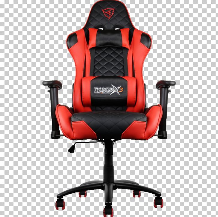 Video Game ThunderX3 Gaming Chair Black Gamer PNG, Clipart, Angle, Black, Blue, Car Seat Cover, Chair Free PNG Download