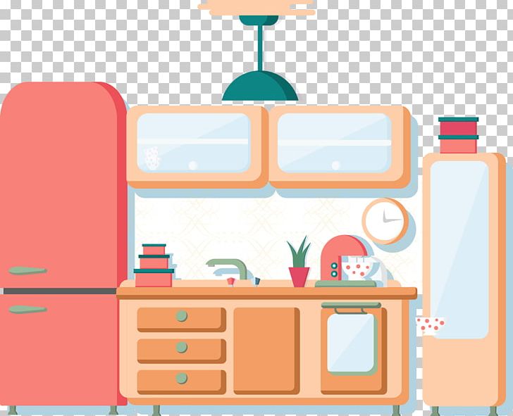 Table Kitchen Refrigerator Chair PNG, Clipart, Appliances, Area, Articles For Daily Use, Countertop, Drawer Free PNG Download