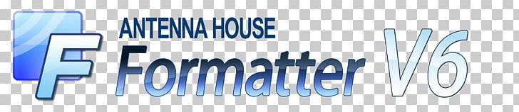 アンテナハウス Antenna House Formatter XSL Formatting Objects Computer Software PNG, Clipart, Area, Banner, Blue, Brand, Communication Free PNG Download