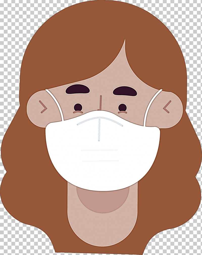 Face With Mask PNG, Clipart, Cartoon, Character, Drawing, Face With Mask, Facial Expression Free PNG Download