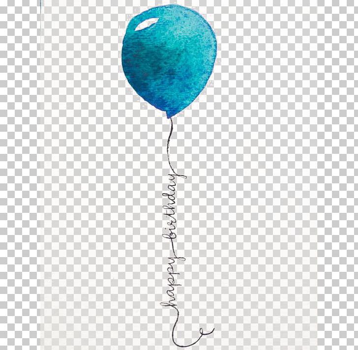 Birthday Balloon Greeting Card PNG, Clipart, Aqua, Birthday Card, Blue, Cartoon, Encapsulated Postscript Free PNG Download