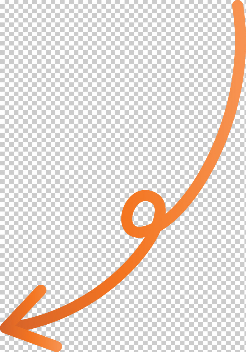 Curved Arrow PNG, Clipart, Curved Arrow, Line, Orange Free PNG Download