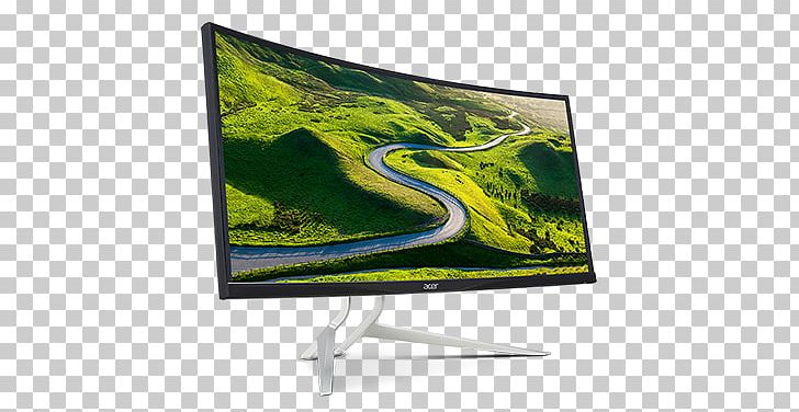 Acer XR382CQK Monitor 21:9 Aspect Ratio IPS Panel Computer Monitors PNG, Clipart, 219 Aspect Ratio, Computer Monitor Accessory, Display Advertising, Grass, Lcd Tv Free PNG Download