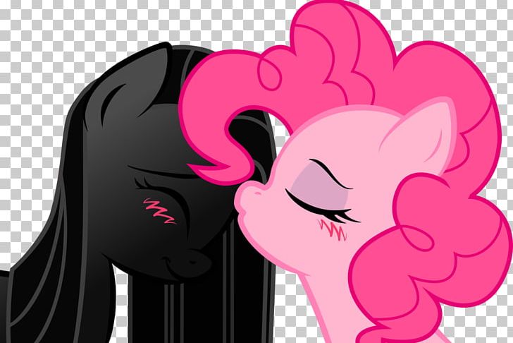Pinkie Pie Rainbow Dash Fluttershy Rarity Spike PNG, Clipart, Black, Cartoon, Deviantart, Fluttershy, Forehead Kiss Free PNG Download