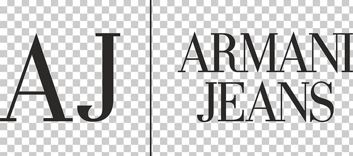 Logo Armani Product Design Brand PNG, Clipart, Angle, Area, Armani, Armani Jeans, Black And White Free PNG Download