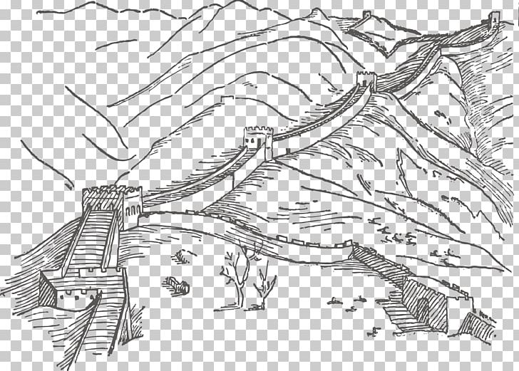 Great Wall Of China Tiananmen Square Temple Of Heaven PNG, Clipart, Angle, Area, Art, Artwork, Black And White Free PNG Download