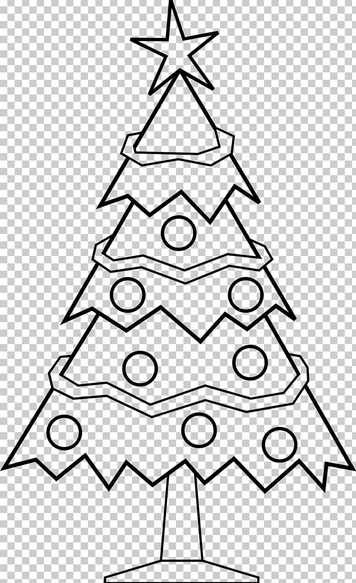 Christmas Tree Santa Claus Drawing PNG, Clipart, Black, Black And White, Christmas, Christmas Candy, Christmas Decoration Free PNG Download