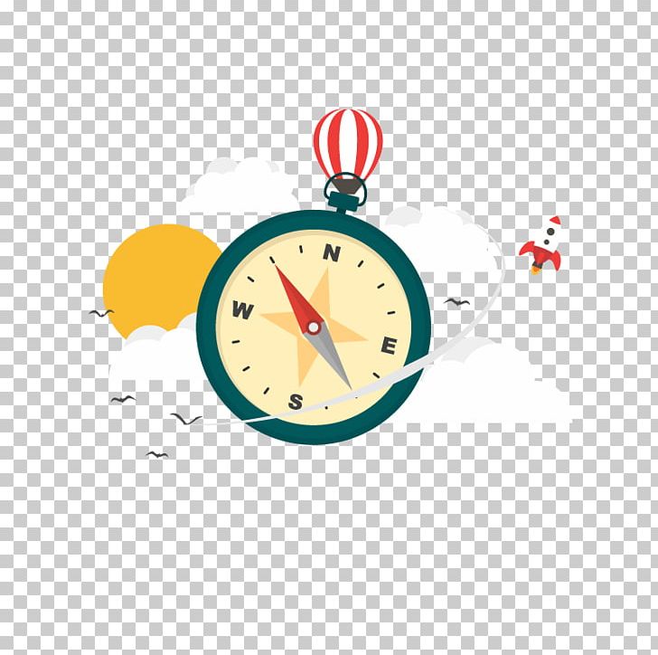 Flight Aircraft Airplane Balloon Rocket PNG, Clipart, Balloon, Cartoon Compass, Clip Art, Clock, Compass Free PNG Download