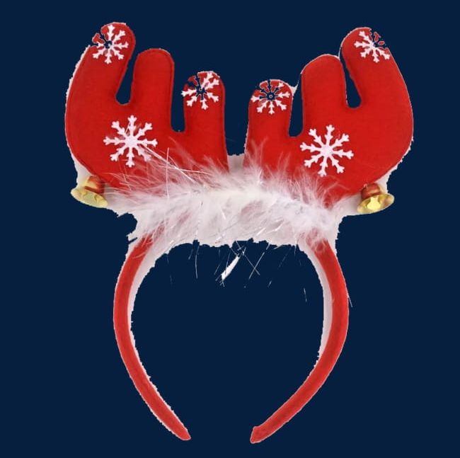 Christmas Antlers Hair Accessories Red PNG, Clipart, Accessories, Antlers, Christmas, Christmas Decoration, Christmas Decorations Free PNG Download