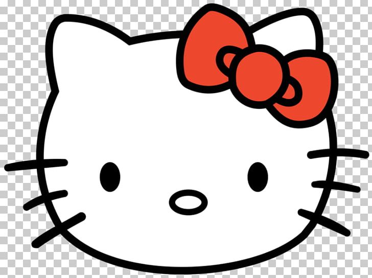 Hello Kitty Drawing Cartoon PNG, Clipart, Angle, Area, Black And White, Cartoon, Cat Head Free PNG Download