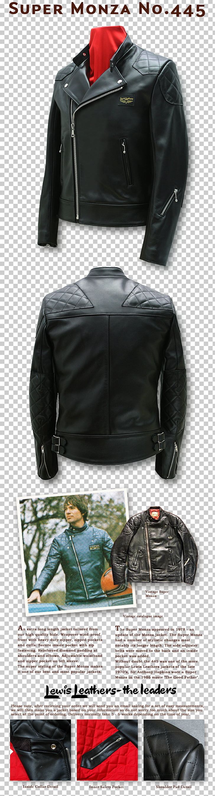 The Black Leather Jacket Lewis Leathers PNG, Clipart, Bag, Black Leather Jacket, Brand, Clothing, Clothing Accessories Free PNG Download