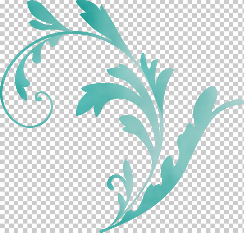 Leaf Turquoise Aqua Plant PNG, Clipart, Aqua, Decoration Frame, Floral Frame, Flower Frame, Leaf Free PNG Download