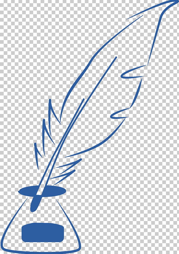 Quill Feather Pen Line Art PNG, Clipart, Animals, Area, Artwork, Beak, Black And White Free PNG Download