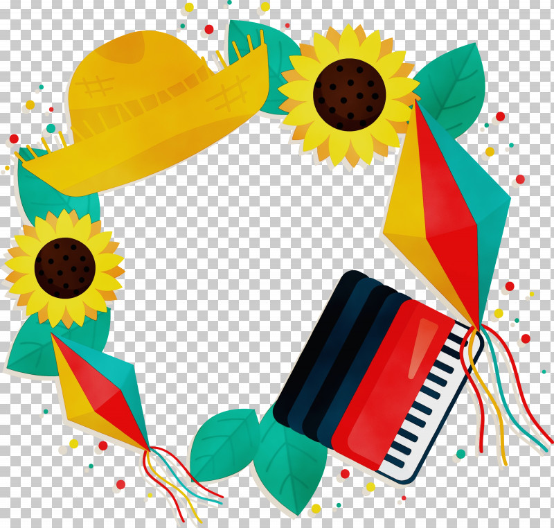 Sunflower PNG, Clipart, Brazil, Festas Juninas, Paint, Sunflower, Watercolor Free PNG Download