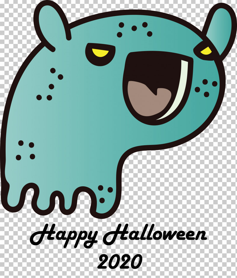 2020 Happy Halloween PNG, Clipart, 2020 Happy Halloween, Area, Cartoon, Green, Line Free PNG Download