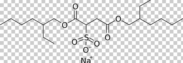 Docusate Sodium Carbonate Feces Sodium Sulfosuccinate Esters PNG, Clipart, Angle, Anioi, Area, Black, Black And White Free PNG Download