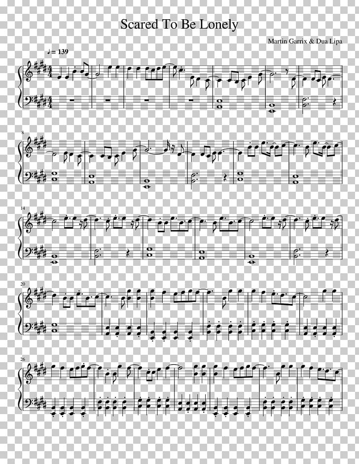 Sheet Music Hamilton Scared To Be Lonely Piano PNG, Clipart, Angle, Area, Black And White, Chord, Composer Free PNG Download