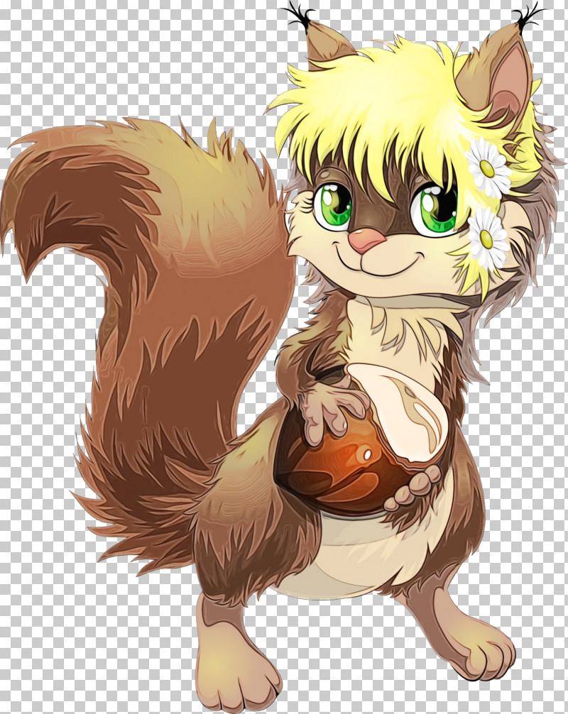 Cartoon Tail Squirrel Drawing Animation PNG, Clipart, Acorns, Animation, Cartoon, Drawing, Fur Free PNG Download