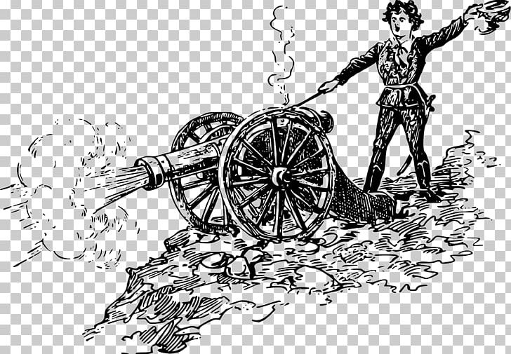 Artillery Cannon United States PNG, Clipart, Art, Artillery, Automotive Design, Black And White, Cannon Free PNG Download