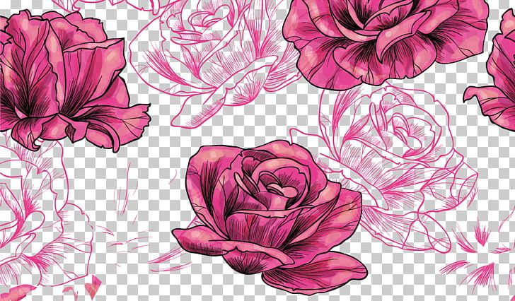 Rose Flower Pattern PNG, Clipart, Abstract Pattern, Color, Dahlia, Design, Desktop Wallpaper Free PNG Download