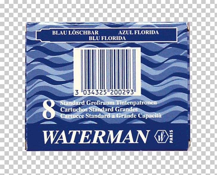 Waterman Pens Ink Cartridge Fountain Pen Brand PNG, Clipart, Blue, Brand, Cartouche, Case, Florida Free PNG Download