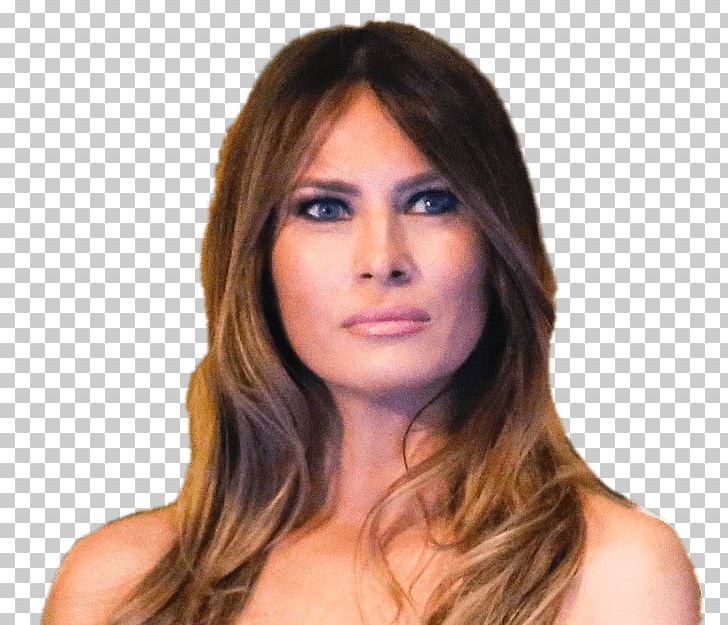 Melania Trump White House Funny Face YouTube PNG, Clipart, Bangs, Black Hair, Blond, Brown Hair, Chin Free PNG Download
