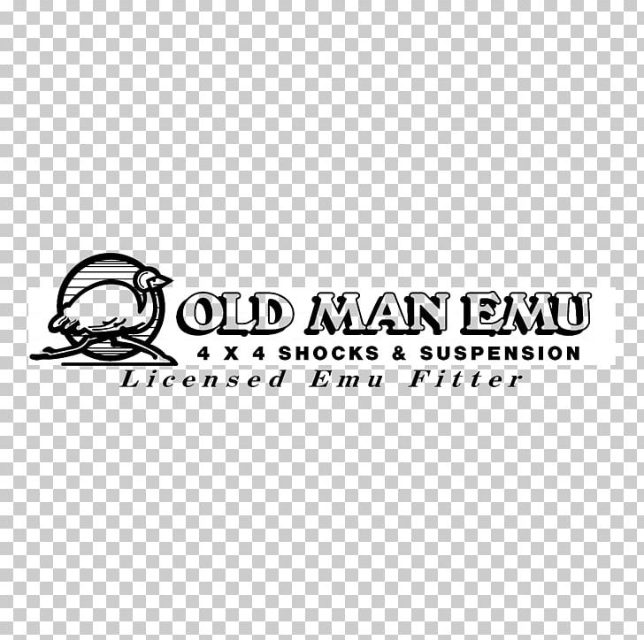 Logo Brand Old Man Emu Font PNG, Clipart, Area, Black, Black And White, Brand, Emu Free PNG Download