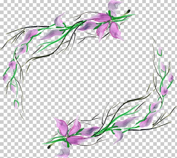 Hand-painted Flower Borders PNG, Clipart, Border, Cartoon, Color, Coreldraw, Design Free PNG Download