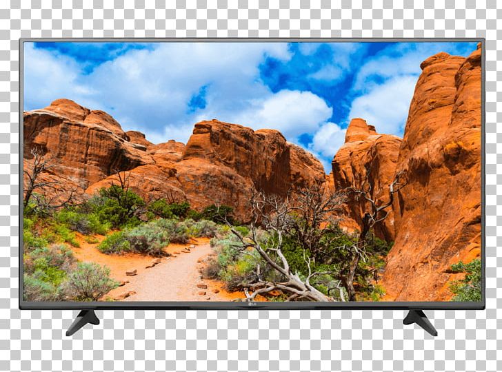 LG UF680V 4K Resolution LED-backlit LCD Television PNG, Clipart, 4k Resolution, Badlands, Canyon, Electronics, Escarpment Free PNG Download