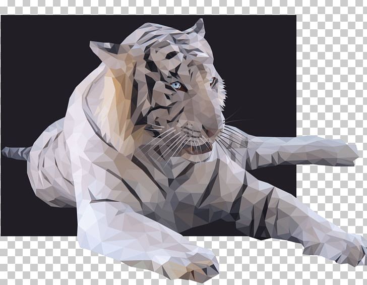 White Tiger Felidae Polygon PNG, Clipart, Animal, Animals, Bengal Tiger, Big Cats, Carnivoran Free PNG Download