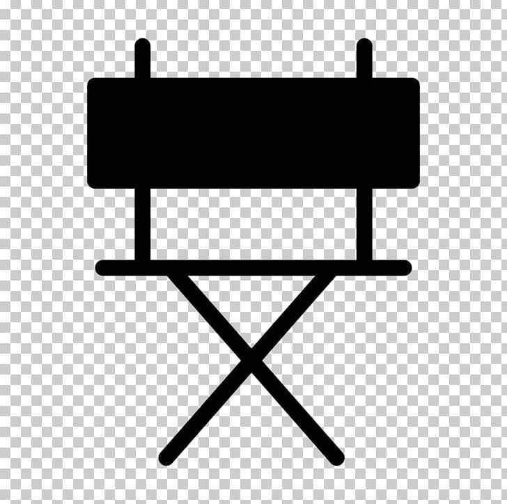 Computer Icons Hollywood PNG, Clipart, Angle, Black, Black And White, Chair, Computer Icons Free PNG Download