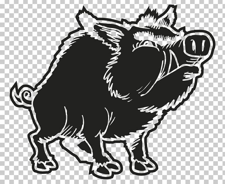 Hunting Dog Wild Boar Hunting Dog Sticker PNG, Clipart, Animals, Art, Black And White, Bull, Caricature Free PNG Download