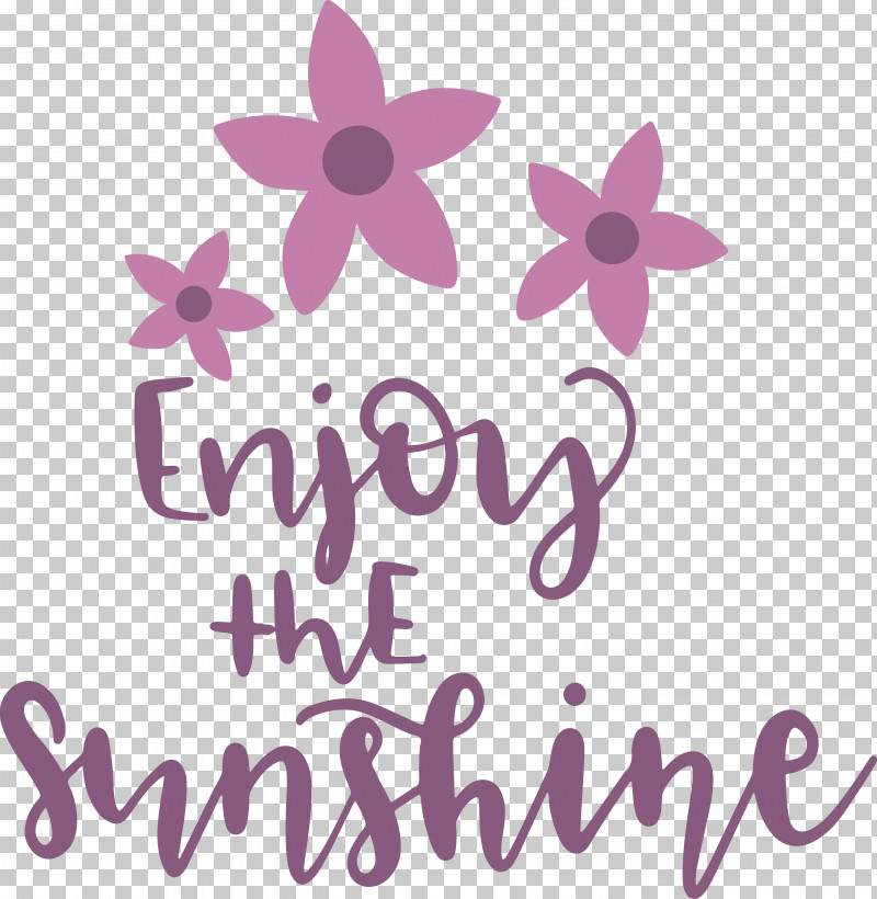 Sunshine Enjoy The Sunshine PNG, Clipart, Floral Design, Geometry, Happiness, Lavender, Line Free PNG Download