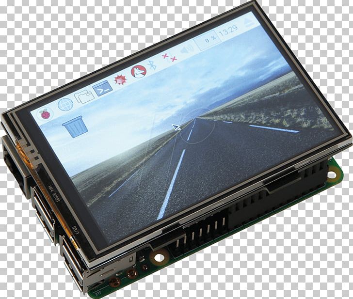 Raspberry Pi 3 Touchscreen Electronic Visual Display Display Device PNG, Clipart, Display Size, Electronic Device, Electronics, Electronics Accessory, Electronic Visual Display Free PNG Download